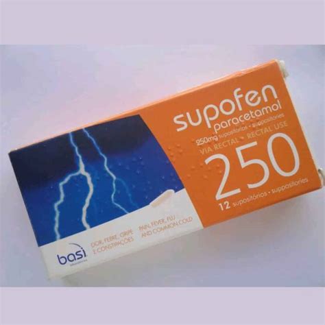 Paracetamol 250mg Suppository - Heavencent Therapeutics