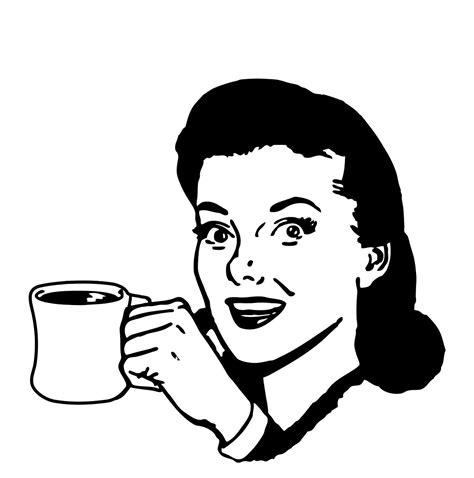 Download Woman, Coffee, Mug. Royalty-Free Stock Illustration Image ...