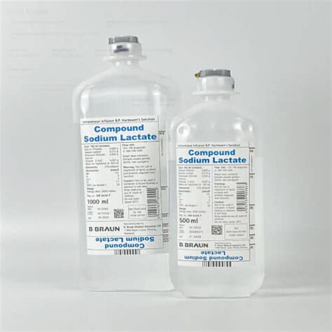 BBraun Compound Sodium Lactate Intravenous Fluid | Hartmann Solution