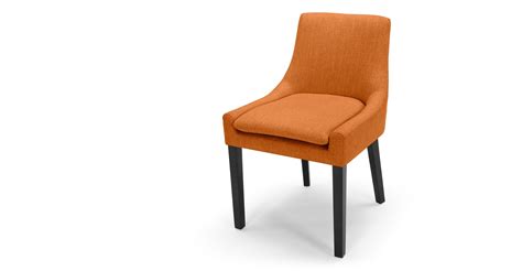 Percy Scoop Back Chair, Marigold Orange | Mix match dining chairs, Beige dining room, Small ...