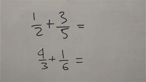 Menjumlahkan Pecahan Berbeda Penyebut | Matematika SD - YouTube