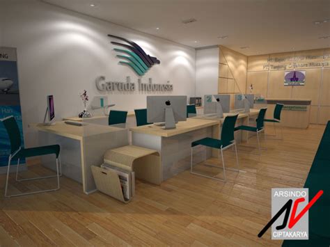 Desain Kantor Minimalis Project Garuda Air