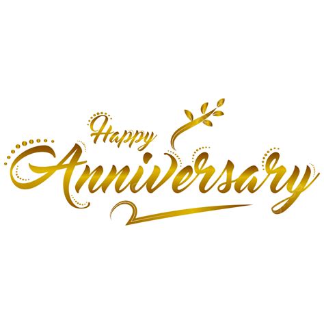 Golden Wedding Anniversary Vector Design Images, Happy Anniversary Beautiful Golden Text, Happy ...