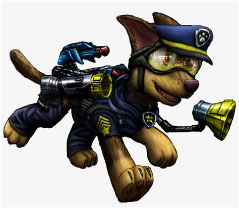 Paw Patrol Chase Fan Art Transparent PNG - 984x811 - Free Download on NicePNG