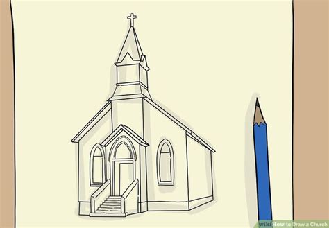 Drawing of church building pictures | DRAWING 99