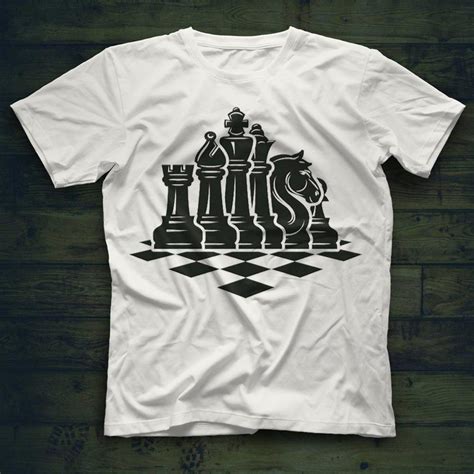 Chess White Unisex T-Shirt | Chess shirts, Printed shirts, Shirts