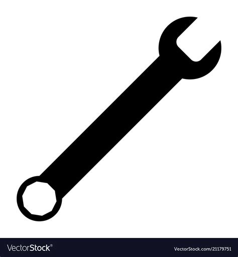 Spanner icon Royalty Free Vector Image - VectorStock