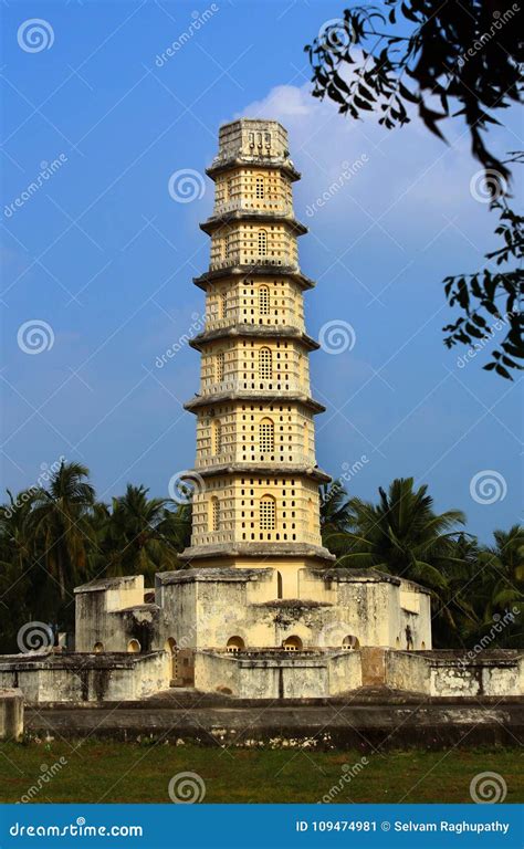 Manora Fort Tower With Sun Rays. Royalty-Free Stock Image | CartoonDealer.com #109468366