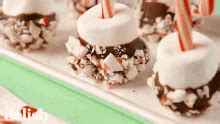 Candy Cane Marshmallow Dippers Chocolate Drink GIF - Candy Cane Marshmallow Dippers Dip ...