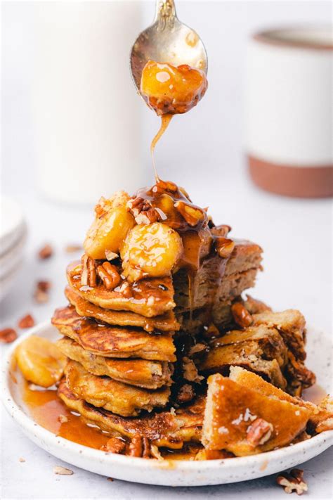 Bananas Foster Pancakes - A Full Living