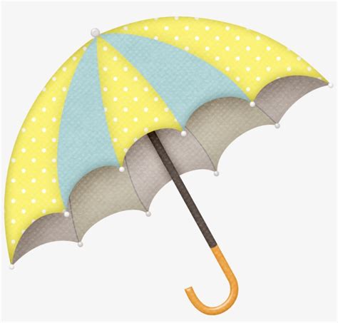 Umbrella With Rain Clip Art