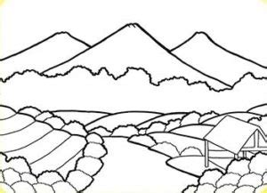 Cara Menggambar Sketsa Bencana Alam Gunung - IMAGESEE