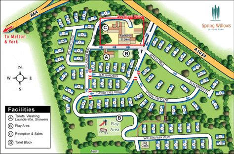 How to design a holiday park, caravan park map