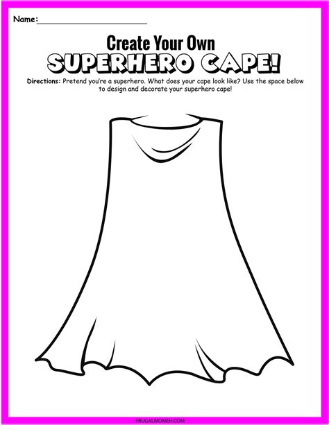 Free printable superhero worksheets activity sheets – Artofit