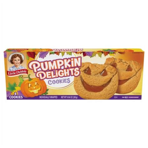 Little Debbie Pumpkin Delights Halloween Cookies, 8 ct / 1.25 oz - Kroger