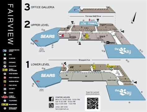 CF Fairview Mall shopping plan | Tampa map, Fairview mall, Map signage