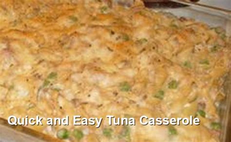 Quick and Easy Tuna Casserole - American Recipes