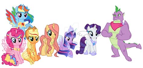 Alicorn Mane 6 Returns! by Hate-Love12 on DeviantArt