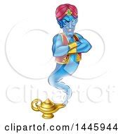 Royalty-Free (RF) Genie Lamp Clipart, Illustrations, Vector Graphics #1