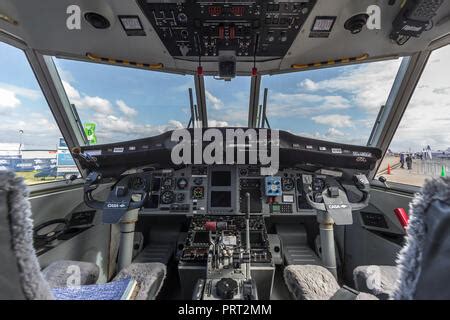 Cockpit of Casa C-212 twin engine transport aircraft VH-VHB operated by Sky Traders Stock Photo ...