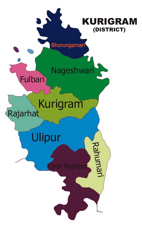 Kurigram: Kurigram District Map