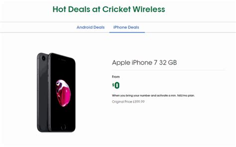 Cricket Wireless's Latest Deals Include A Free iPhone 7