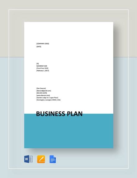 15+ Simple Business Plan Templates in Google Docs | Google Sheets | XLS ...