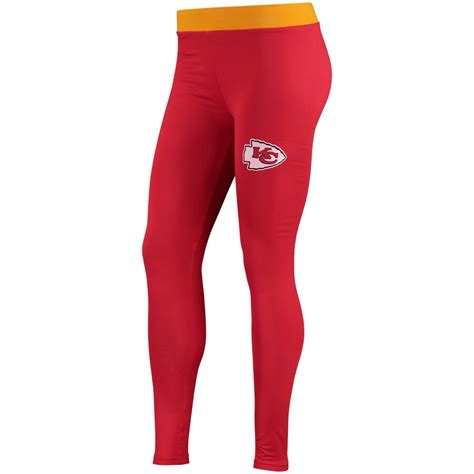 Kansas City Chiefs NFL Pro Line by Fanatics Branded Women's Overtime Leggings - Red