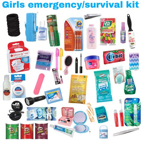 The ultimate gir’s survival kit | School emergency kit, Emergency kit ...