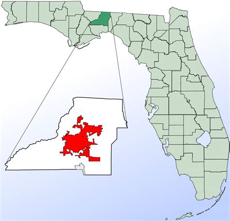 Tallahassee On The Map Of Florida - Printable Maps