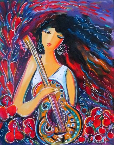 Beautiful art by Ronnie Biccard | Musical art, Musician art, Goddess art