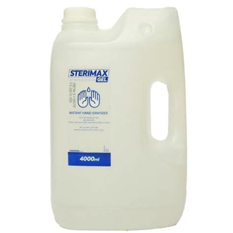 SteriMax Hand Sanitizer Gel Transparent- 4 Liter @ Best Price Online ...