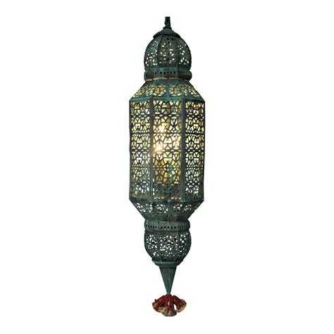 Moroccan Style Hanging Lantern | Chairish