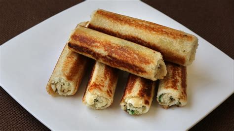 Paneer Bread Roll | Paneer Roll Bread | Recipe for Paneer Bread Rolls