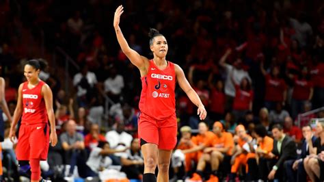 Mystics douse Natasha Cloud in water after scoring 1,000 career points ...