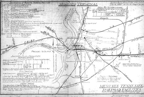 Memphis Railroad Maps