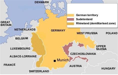 Sudetenland Map Ww2