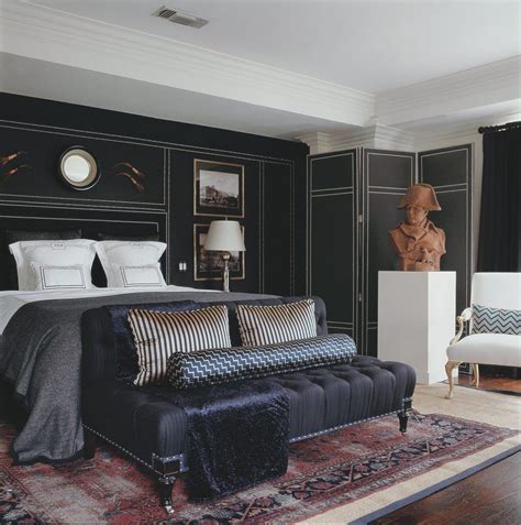 10 Refined Bachelor Pads | Masculine bedroom design, Best bedroom paint colors, Room design