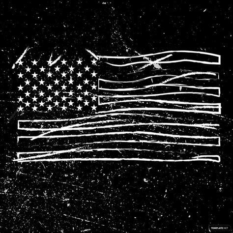 Grunge American Flag Vector in Illustrator, SVG, JPG, EPS, PNG ...