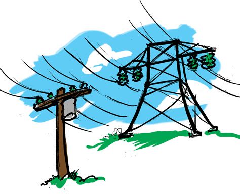 Power Lines Silhouette at GetDrawings | Free download