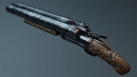 ArtStation - Sawed Off Shotgun