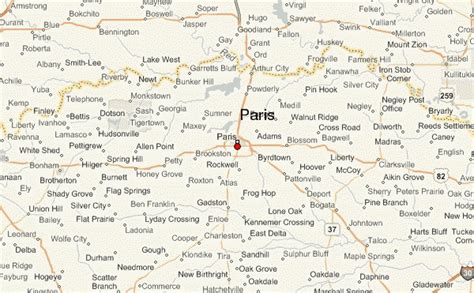 Paris Tx County Paris Texas Street Map 4855080 - Lamarcounty.us