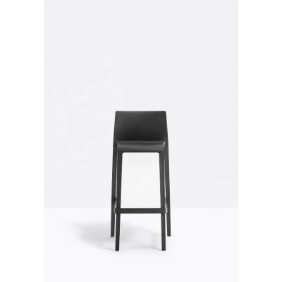 VOLT 678, Stackable polypropylene Pedrali stool H_76, suitable for outdoor, - Italian Design ...