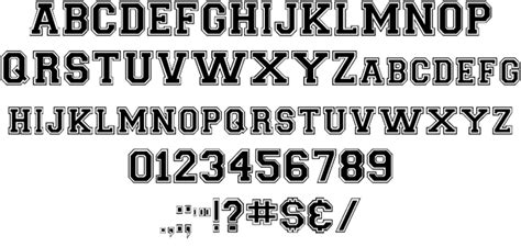 Collegiate Heavy Outline Font | Character | FontSpace | Outline fonts ...