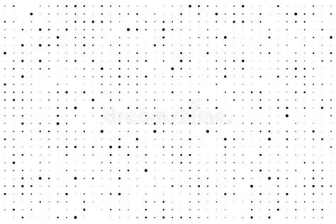 Point Texture. Dot Seamless Pattern. Polka Dots Background. Grid Halftone. Simple Small ...