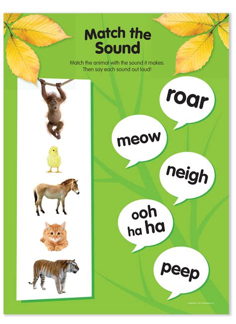 Sound Of Animals Worksheet