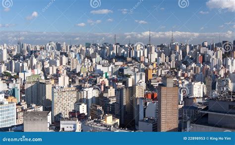 Sao Paulo skyline stock image. Image of exchange, paulo - 22898953