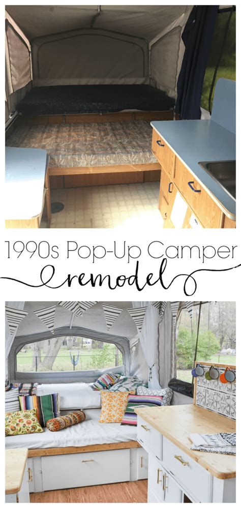 Pop up camper remodel reveal – Artofit