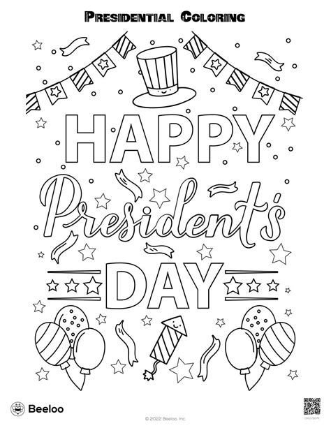 Presidential Coloring • Beeloo Printable Crafts for Kids (oWzrr5G7K)
