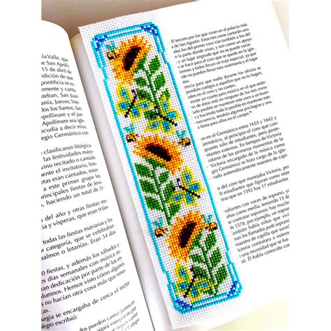 SUNFLOWER BOOKMARK Cross Stitch Patterns PDF by CrossStitchi - Inspire Uplift